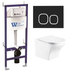 Душевая кабина Weltwasser BAMBERG 460 + ODENBACH 004 GL-WT + BAMBERG BL 10000012921