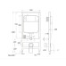 Душевая кабина Weltwasser BAMBERG 460 + ODENBACH 004 GL-WT + BAMBERG BL 10000012921