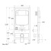 Душевая кабина Weltwasser BAMBERG 460 + SALZBACH 043 MT-GR + BAMBERG BL 10000013522