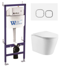 Душевая кабина Weltwasser BAMBERG 460 + SALZBACH 043 GL-WT + BAMBERG WT 10000012933