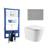 Душевая кабина Weltwasser BAMBERG 545 + SALZBACH 043 GL-WT + BAMBERG CR 10000012938