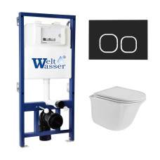 Душевая кабина Weltwasser BAMBERG 525 + TELBACH 004 GL-WT + BAMBERG BL 10000012954