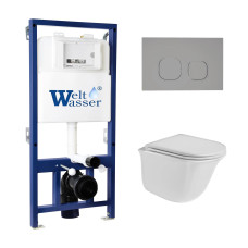 Душевая кабина Weltwasser BAMBERG 525 + TELBACH 004 GL-WT + BAMBERG CR 10000012955