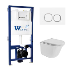 Душевая кабина Weltwasser BAMBERG 525 + TELBACH 004 GL-WT + BAMBERG WT 10000012956