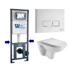 Душевая кабина Weltwasser MARBERG 410 + BAARBACH 004 GL-WT + MAR 410 SE GL-WT 10000010332