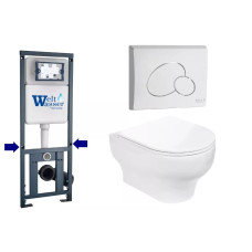Душевая кабина Weltwasser MARBERG 410 + ERLENBACH 004 GL-WT + MAR 410 RD GL-WT 10000010374