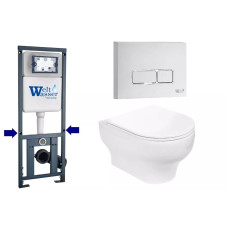 Душевая кабина Weltwasser MARBERG 410 + ERLENBACH 004 GL-WT + MAR 410 SE GL-WT 10000010376