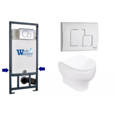 Душевая кабина Weltwasser MARBERG 507 + ERLENBACH 004 GL-WT + MAR 507 SE GL-WT 10000010380