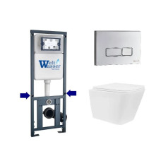 Душевая кабина Weltwasser MARBERG 410 + GELBACH 043 GL-WT + MAR 410 SE CR 10000011874
