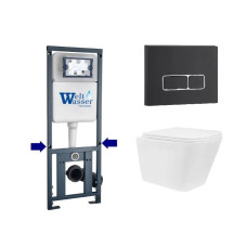 Душевая кабина Weltwasser MARBERG 410 + GELBACH 043 GL-WT + MAR 410 SE MT-BL 10000011876