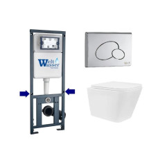 Душевая кабина Weltwasser MARBERG 410 + GELBACH 043 GL-WT + MAR 410 RD CR 10000011871