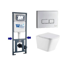 Душевая кабина Weltwasser MARBERG 410 + GELBACH 043 MT-WT + MAR 410 SE CR 10000011914