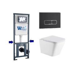 Душевая кабина Weltwasser MARBERG 410 + GELBACH 043 MT-WT + MAR 410 SE MT-BL 10000011916