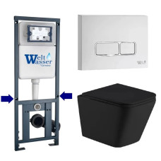 Душевая кабина Weltwasser MARBERG 410 + GELBACH 043 MT-BL + MAR 410 SE GL-WT 10000011999
