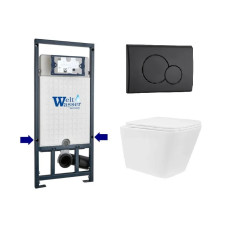 Душевая кабина Weltwasser MARBERG 507 + GELBACH 043 GL-WT + MAR 507 RD MT-BL 10000011880