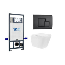 Душевая кабина Weltwasser MARBERG 507 + GELBACH 043 GL-WT + MAR 507 SE MT-BL 10000011883