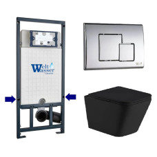 Душевая кабина Weltwasser MARBERG 507 + GELBACH 043 MT-BL + MAR 507 SE CR 10000012005