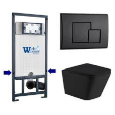 Душевая кабина Weltwasser MARBERG 507 + GELBACH 043 MT-BL + MAR 507 SE MT-BL 10000012007