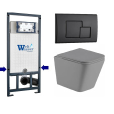 Душевая кабина Weltwasser MARBERG 507 + GELBACH 043 MT-GR + MAR 507 SE MT-BL 10000012047