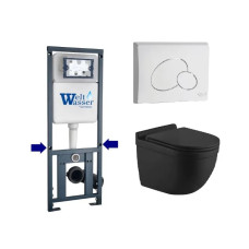 Душевая кабина Weltwasser MARBERG 410 + HEIMBACH 043 MT-BL + MAR 410 RD GL-WT 10000012247