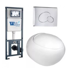 Душевая кабина Weltwasser MARBERG 410 + JECKENBACH 004 GL-WT + MAR 410 RD-CR 10000006479