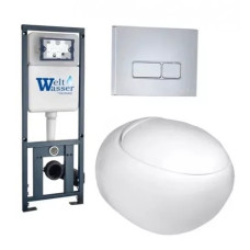 Душевая кабина Weltwasser MARBERG 410 + JECKENBACH 004 GL-WT + MAR 410 SE-CR 10000006478