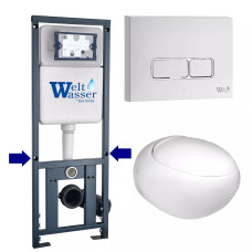 Душевая кабина Weltwasser MARBERG 410 + JECKENBACH 004 GL-WT + MAR 410 SE GL-WT 10000010722