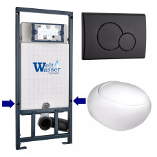 Душевая кабина Weltwasser MARBERG 507 + JECKENBACH 004 GL-WT + MAR 507 RD MT-BL 10000010725