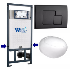 Душевая кабина Weltwasser MARBERG 507 + JECKENBACH 004 GL-WT + MAR 507 SE MT-BL 10000010727