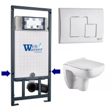 Душевая кабина Weltwasser MARBERG 507 + KEHLBACH 004 GL-WT + MAR 507 SE GL-WT 10000010733