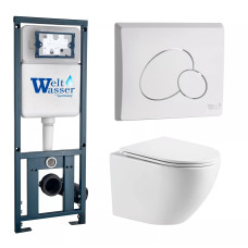 Душевая кабина Weltwasser MARBERG 410 + MERZBACH 043 GL-WT + MAR 410 RD GL-WT 10000011309