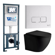 Душевая кабина Weltwasser MARBERG 410 + MERZBACH 043 MT-BL + MAR 410 SE GL-WT 10000011354