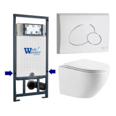 Душевая кабина Weltwasser MARBERG 410 + MERZBACH 043 XL GL-WT + MAR 410 RD GL-WT 10000013798