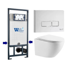 Душевая кабина Weltwasser MARBERG 410 + MERZBACH 043 XL GL-WT + MAR 410 SE GL-WT 10000013801