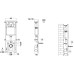 Душевая кабина Weltwasser MARBERG 410 + MERZBACH 043 XL MT-BL + MAR 410 RD GL-WT 10000014141