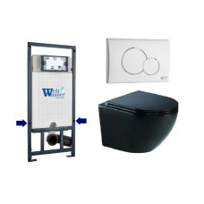Душевая кабина Weltwasser MARBERG 507 + MERZBACH 041 XL MT-BL + MAR 507 RD GL-WT 10000010961