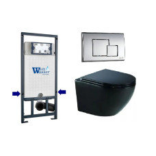 Душевая кабина Weltwasser MARBERG 507 + MERZBACH 041 XL MT-BL + MAR 507 SE 10000010963
