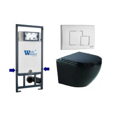 Душевая кабина Weltwasser MARBERG 507 + MERZBACH 041 XL MT-BL + MAR 507 SE GL-WT 10000010964