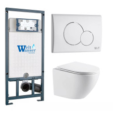 Душевая кабина Weltwasser MARBERG 507 + MERZBACH 043 GL-WT + MAR 507 RD GL-WT 10000011315