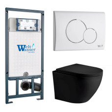 Душевая кабина Weltwasser MARBERG 507 + MERZBACH 043 MT-BL + MAR 507 RD GL-WT 10000011358