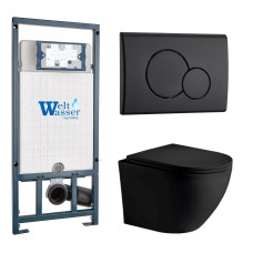 Душевая кабина Weltwasser MARBERG 507 + MERZBACH 043 MT-BL + MAR 507 RD MT-BL 10000011359