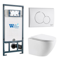 Душевая кабина Weltwasser MARBERG 507 + MERZBACH 043 MT-WT + MAR 507 RD GL-WT 10000011438