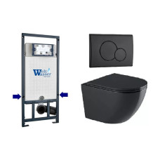 Душевая кабина Weltwasser MARBERG 507 + MERZBACH 043 GL-BL + MAR 507 RD MT-BL 10000012205