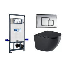 Душевая кабина Weltwasser MARBERG 507 + MERZBACH 043 GL-BL + MAR 507 SE-CR 10000012206