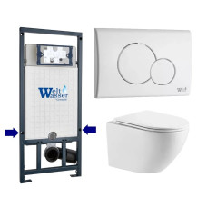 Душевая кабина Weltwasser MARBERG 507 + MERZBACH 043 XL GL-WT + MAR 507 RD GL-WT 10000013805