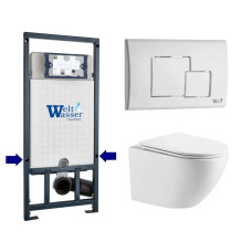 Душевая кабина Weltwasser MARBERG 507 + MERZBACH 043 XL GL-WT + MAR 507 SE GL-WT 10000013808