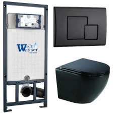 Душевая кабина Weltwasser MARBERG 507 + MERZBACH 043 XL MT-BL + MAR 507 SE MT-BL 10000014152