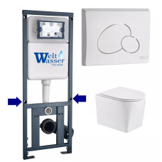 Душевая кабина Weltwasser MARBERG 410 + NESENBACH 004 GL-WT + MAR 410 RD GL-WT 10000011719