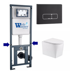 Душевая кабина Weltwasser MARBERG 410 + NESENBACH 004 GL-WT + MAR 410 SE MT-BL 10000011722