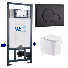 Душевая кабина Weltwasser MARBERG 507 + NESENBACH 004 GL-WT + MAR 507 RD MT-BL 10000011725